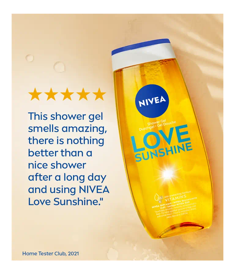 Nivea - Love Sunshine - Shower Gel - 250ml