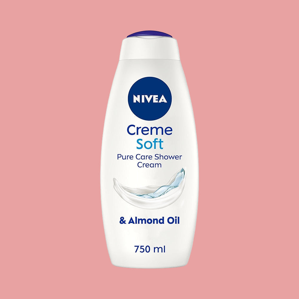 NIVEA - Creme Soft - Shower Cream - Vitamins & Almond Oil - 750 ml
