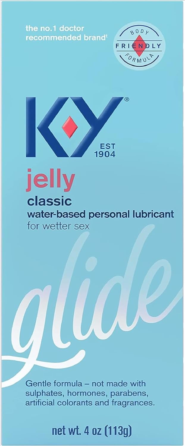 K Y Jelly - Water Based - Personal Lubricant - 4Oz - 113Gm