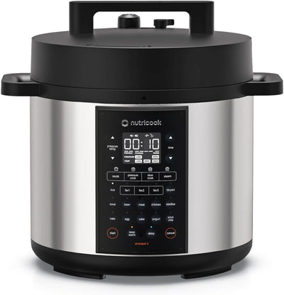 Nutricook - Smart Pot 3 - 6L - Multicooker - NC-SP320 - Large Gatherings - Aluminium Silver - 2 Years Warranty