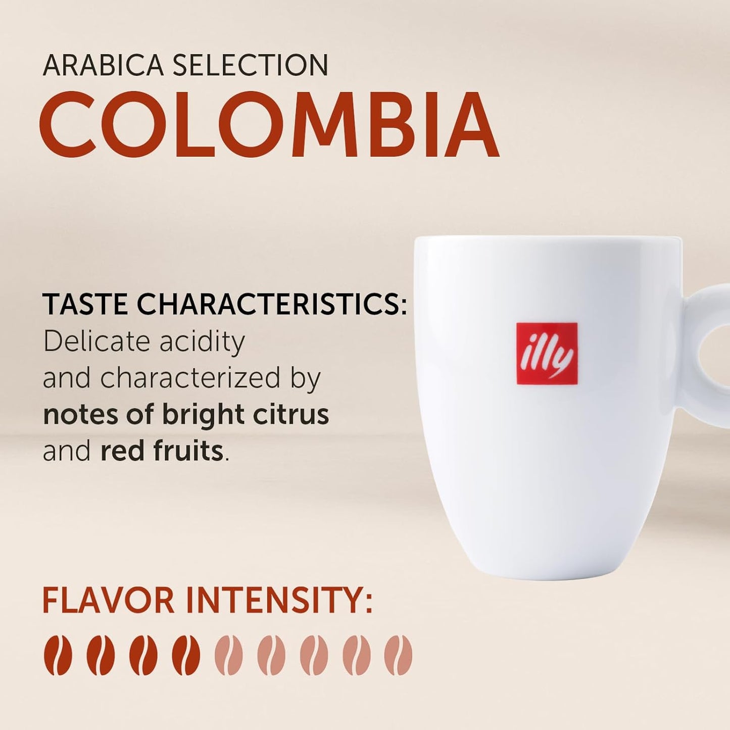 Illy - Coffee Beans - Arabica Selection - Columbia - 250 gm