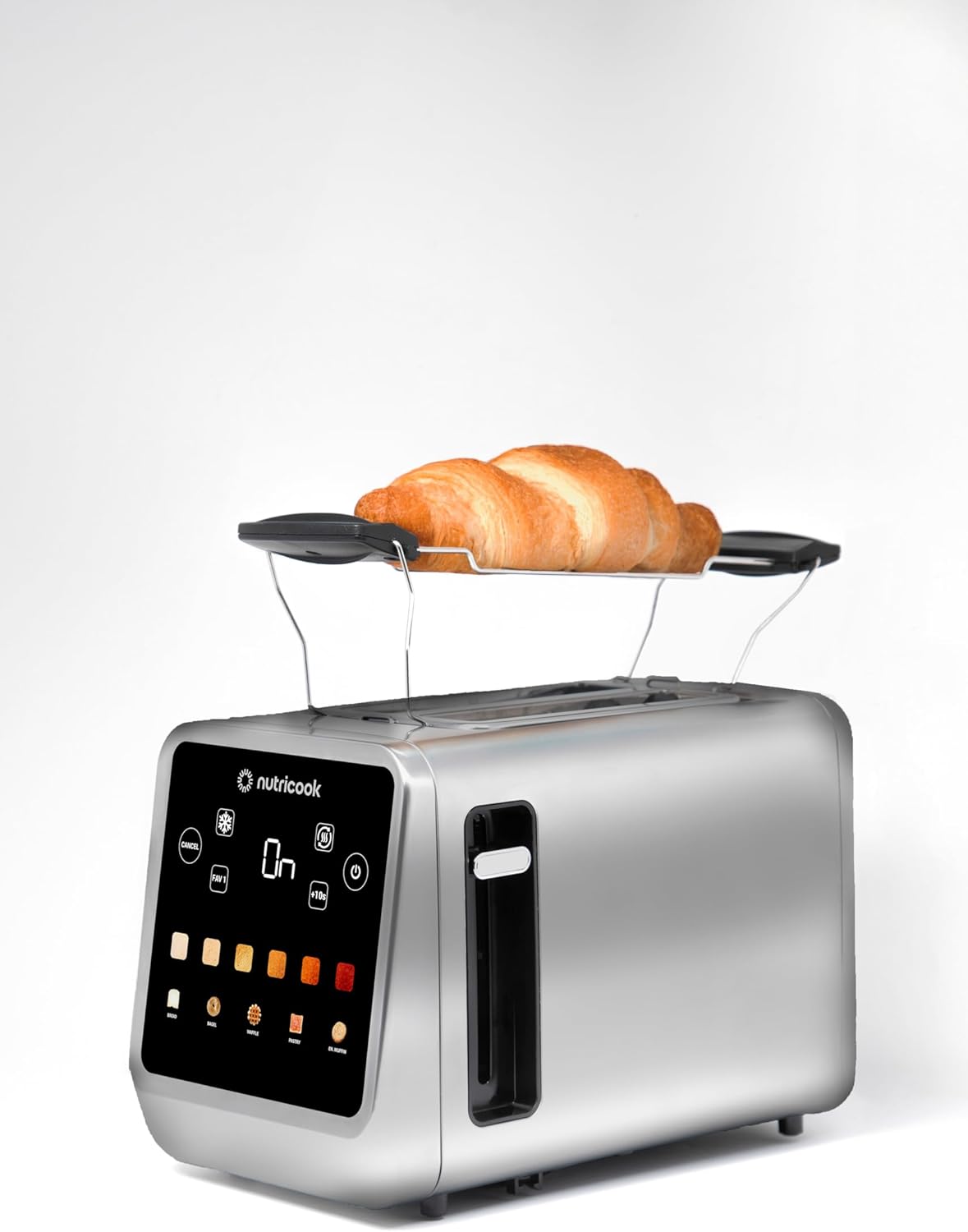 Nutricook - Toasti - Essential - NC-TS201 - Morning Toast - Aluminium Silver - 2 Years Warranty
