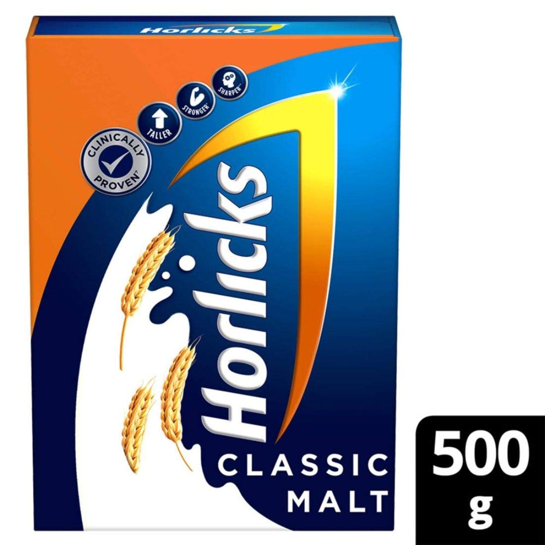 Horlicks - Chocolate - Nutritious Malted Drink Powder - Hard Pack - 500 GM