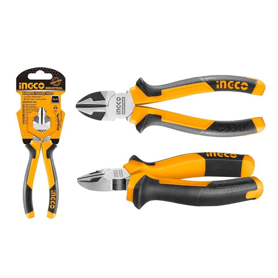 INGCO -  Diagonal cutting pliers 180mm two color HDCP28188