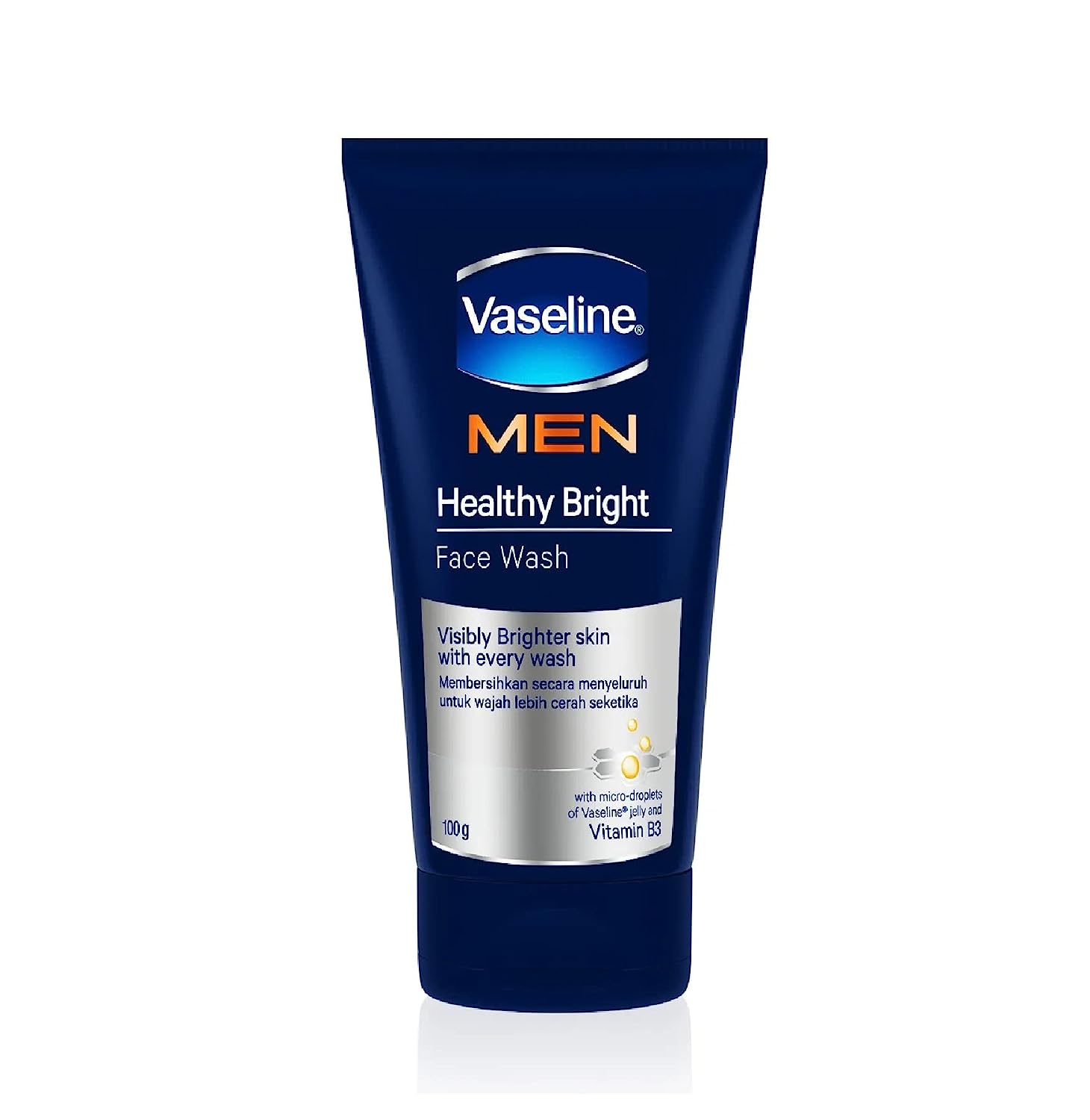 Vaseline Men Healthy Bright Face Wash with Vitamin B3 100ml