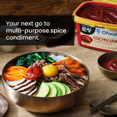 O'food - Gochujang Paste - 500g - Korean Traditional Brown Rice Red Pepper Hot Chilli Paste