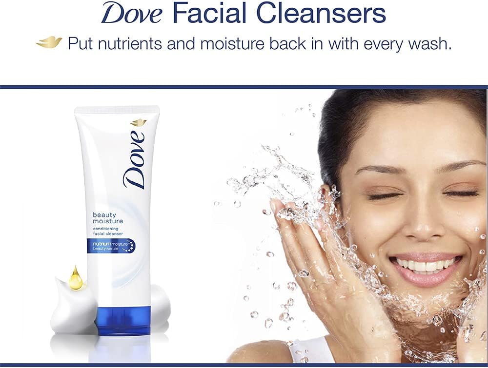 Dove - Beauty Moisture - Conditioning Face Wash Cleanser - 100 ml