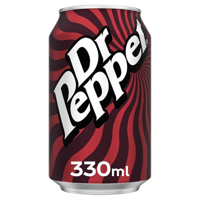 Dr. Pepper - Soft Cold Drink Soda - 330ml Can