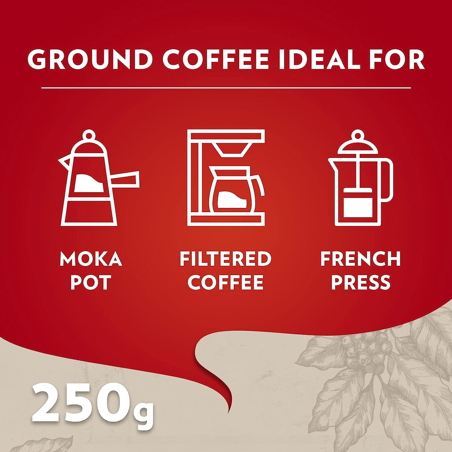 Lavazza Qualita - Rossa - Ground Coffee - 250g - Pouch