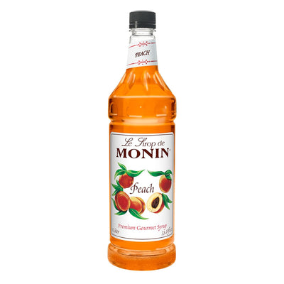 Monin - Peach Syrup - 1 Liter - Le Sirop De Monin