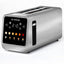 Nutricook - Toasti - Smart Toaster With Touch Screen - Essential - NC-TS401 - Family Breakfast - Aluminium Silver - 2 Years Warranty - 4 Slice Digital Toastie