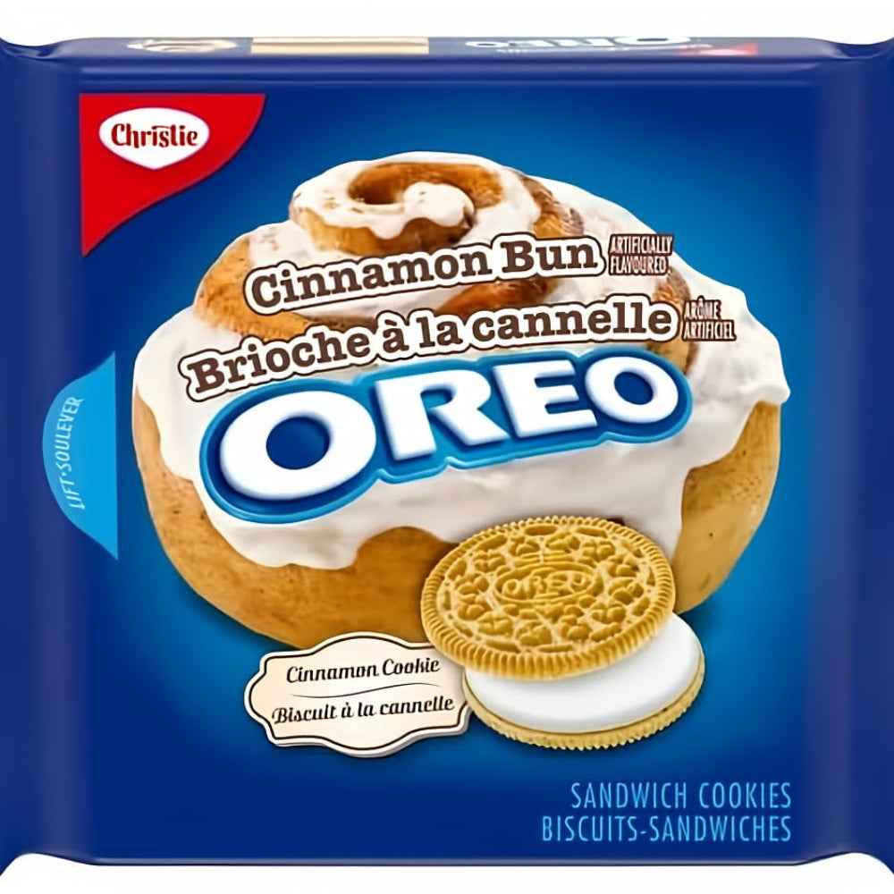 OREO - Cinnamon Bun - Sandwich Cookies - 261 gm - Crtn/24 Each