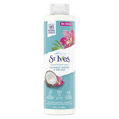 St. Ives - Coconut Water & Orchid - Hydrating Body Wash - 650 ml / 22oz