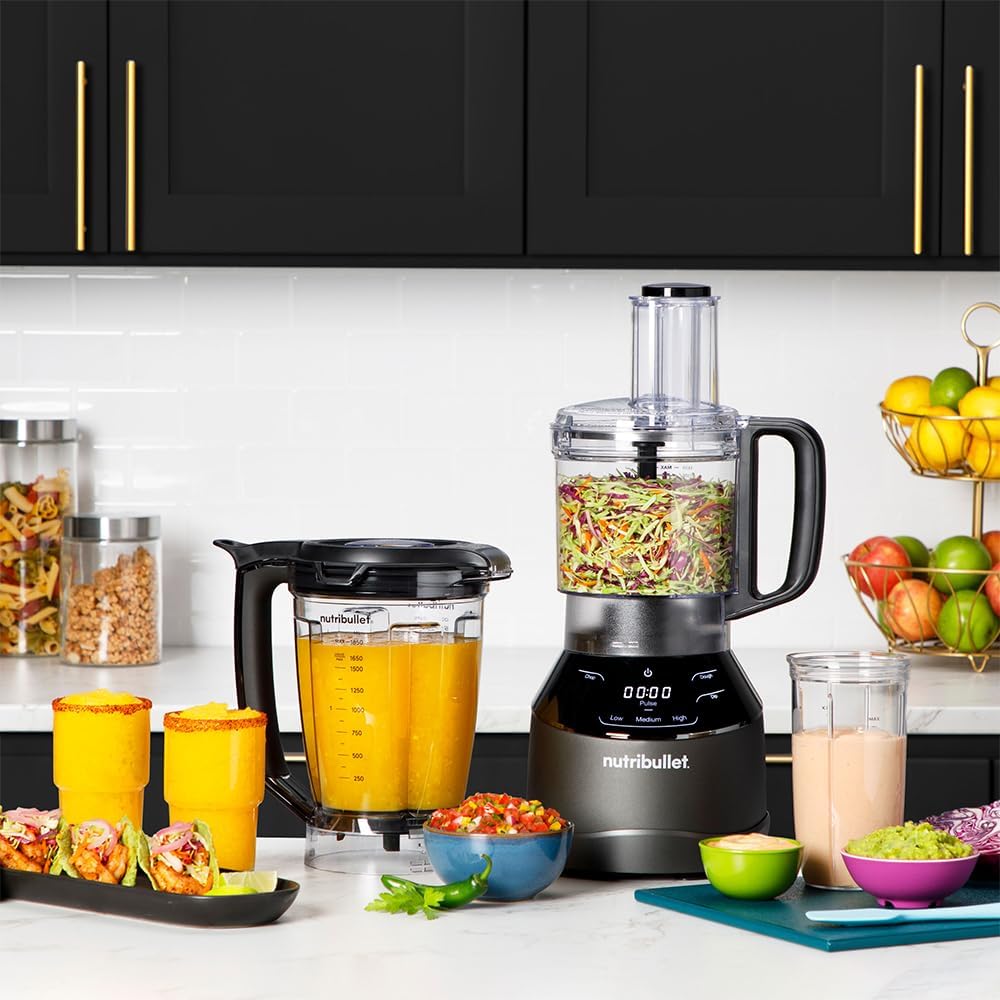 Nutribullet - Kitchen System - NTS-1500 - Professional Processing - Black - 1 Year Warranty