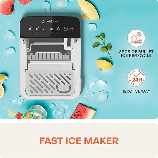 Nutricook - Ice Makers - Specialty - NC-ICY510S - Cold Refreshments - Aluminium Silver - 2 Years Warranty