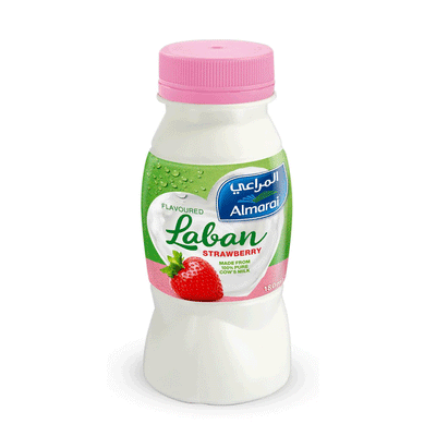 Almarai - LABAN - STRAWBERRY - Butter Milk ( Lassi ) - 180ml