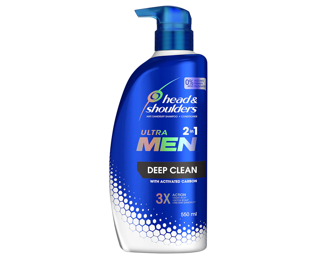 Head & Shoulders - Ultra Men - 2in1 - Deep Clean - Anti-Dandruff Shampoo & Conditioner for Itchy Scalp - 550 ml