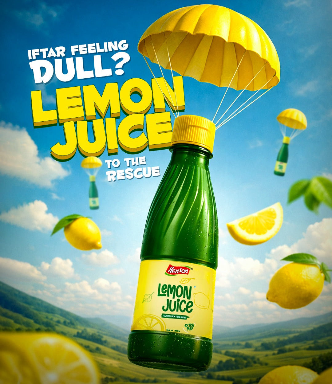 Hanson - LEMON JUICE Bottle - 300ml