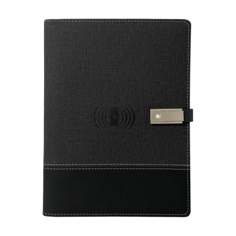 Smart Reusable Notebook with Powerbank - 8000 mAh Power Bank - Notebook - Led Lamp Light - 64 GB USB Flash Drive