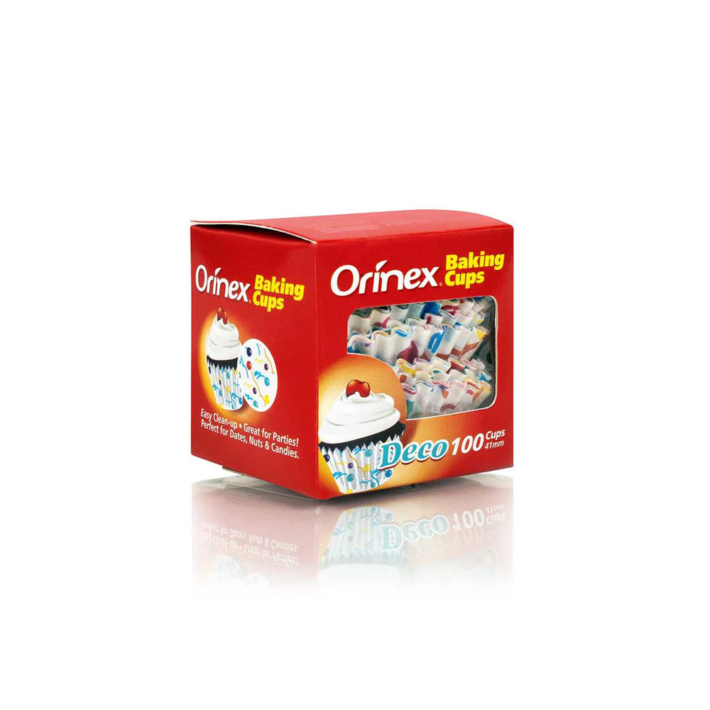 Orinex - Baking Cups Deco - Baking - Paper Liners - 100-Pack - Patterned Luxury Cups