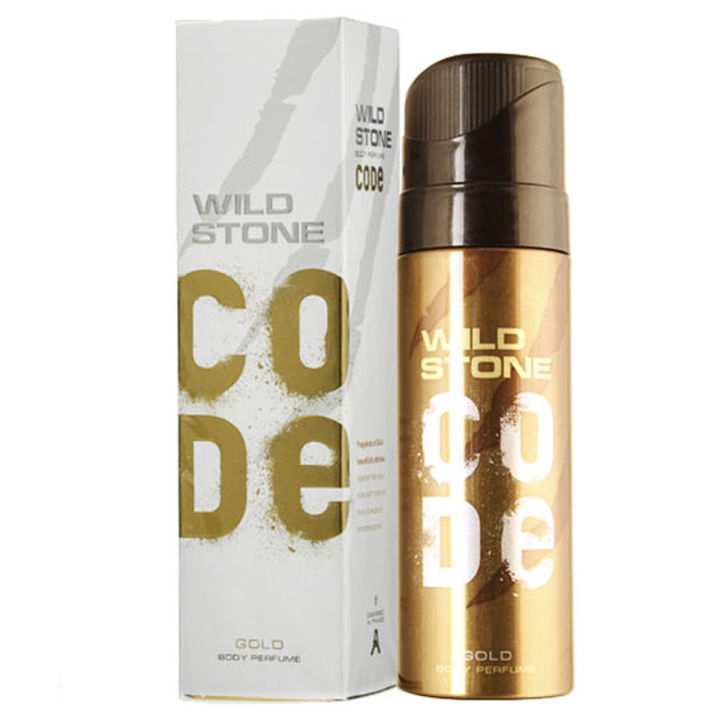 Wild Stone - Code - Gold - Perfume Body Spray - For Men - 120 ml