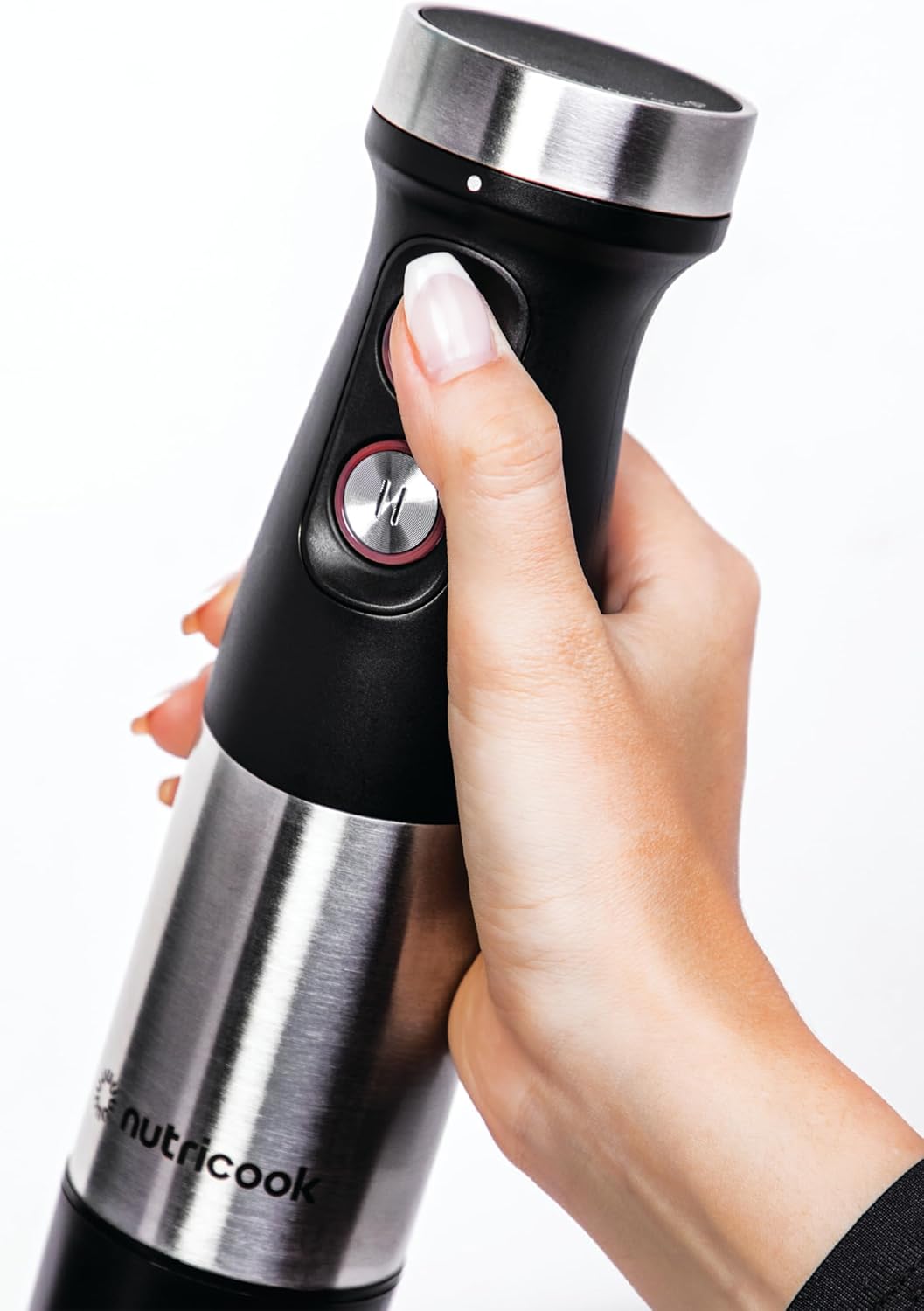 Nutricook - Hand Blender - NC-HB100 - Professional Blending - Black Aluminium - 2 Years Warranty