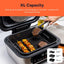 Nutricook - Smart Indoor Grill & Air Fryer XL - NC-AFG960 - Grilling & Air Frying - Black & Aluminium - 2 Years Warranty