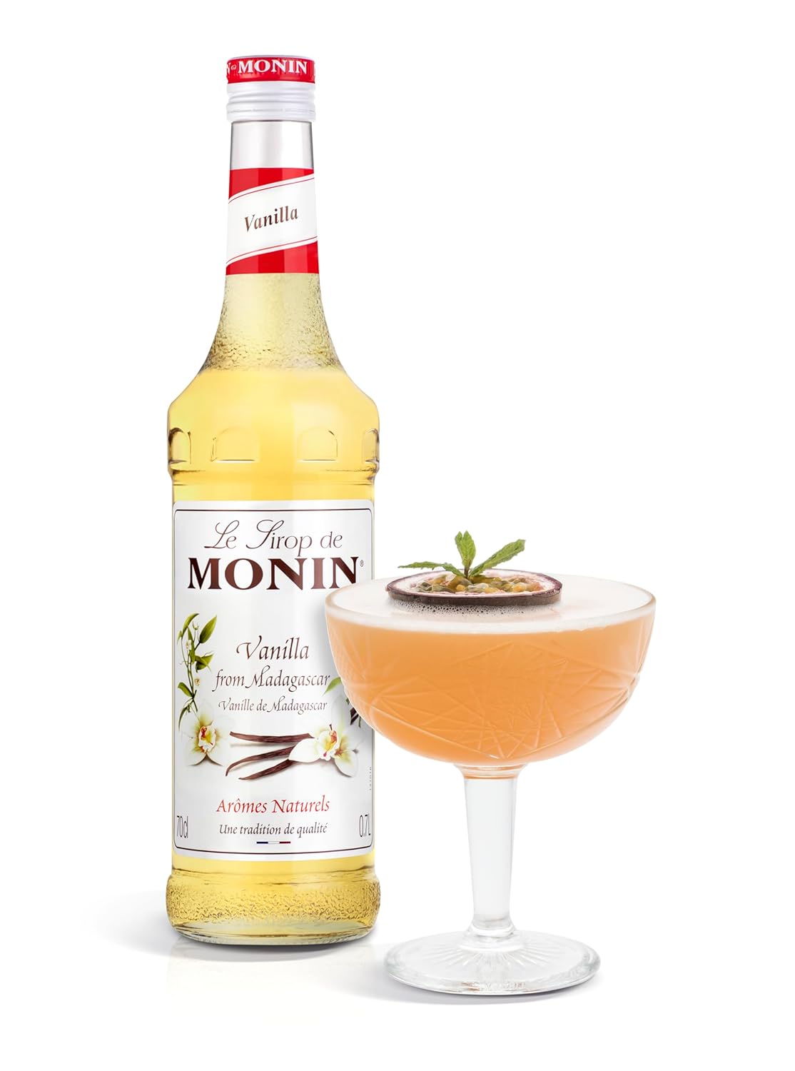 Monin - Vanilla - Syrup - 1000 ML - Le Sirop de MONIN