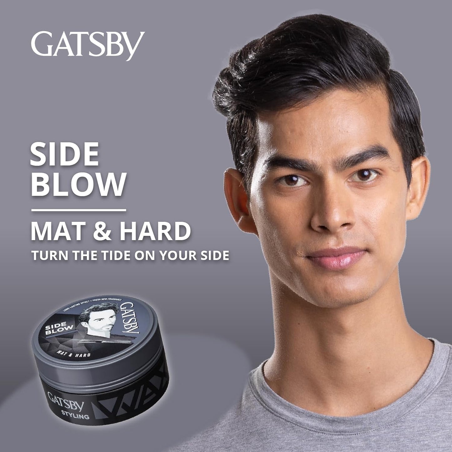 Gatsby - Side Blow - Mat & Hard - Styling Wax - 75g