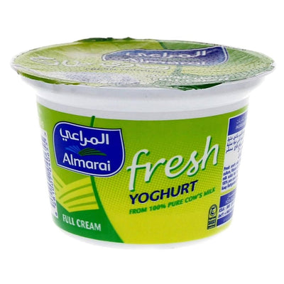 ALMARAI - YOGURT - Plain Full Fat - 150gm x 12