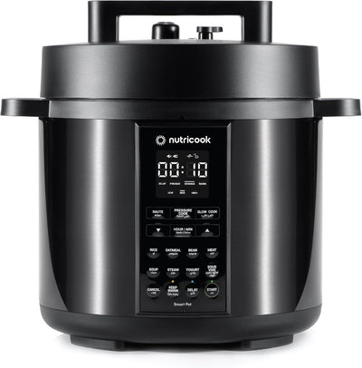 Nutricook - Smart Pot 2 - 6L - Multicooker - NC-SP204K - Versatile Cooking - Matt Black - 2 Years Warranty