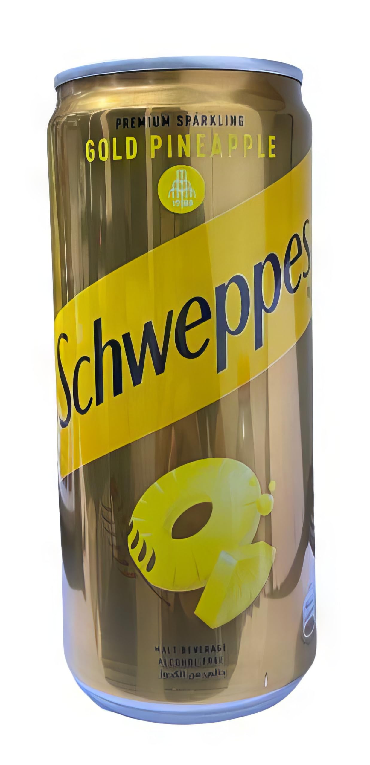 Schweppes - GOLD PINEAPPLE - Premium Sparkling - 240ml Can