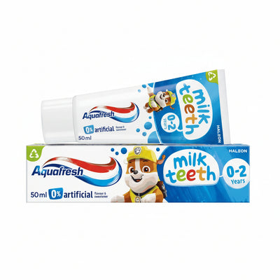 Aquafresh - MILK TEETH - 0-2 Years - Toothpaste for Kids - 50ml