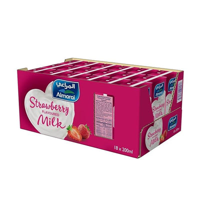 Almarai - STRAWBERRY MILK - 200ml Box - 18 Pack Carton