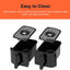Nutricook - 8.5L - Air Fryer Duo Vision 2 - NC-AFD185V - Dual Zone Cooking - Black - 2 Years Warranty