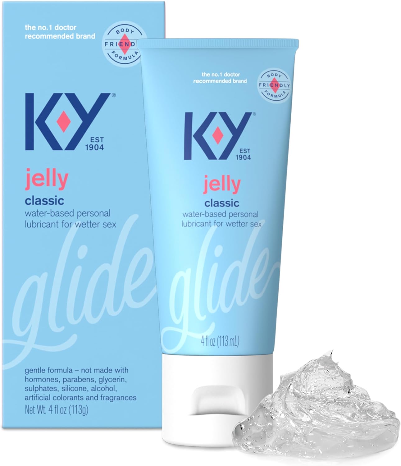 K Y Jelly - Water Based - Personal Lubricant - 2Oz (57G)