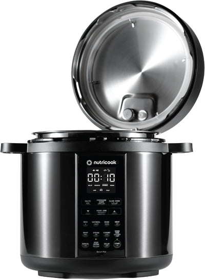 Nutricook - Smart Pot 2 - 6L - Multicooker - NC-SP204K - Versatile Cooking - Matt Black - 2 Years Warranty