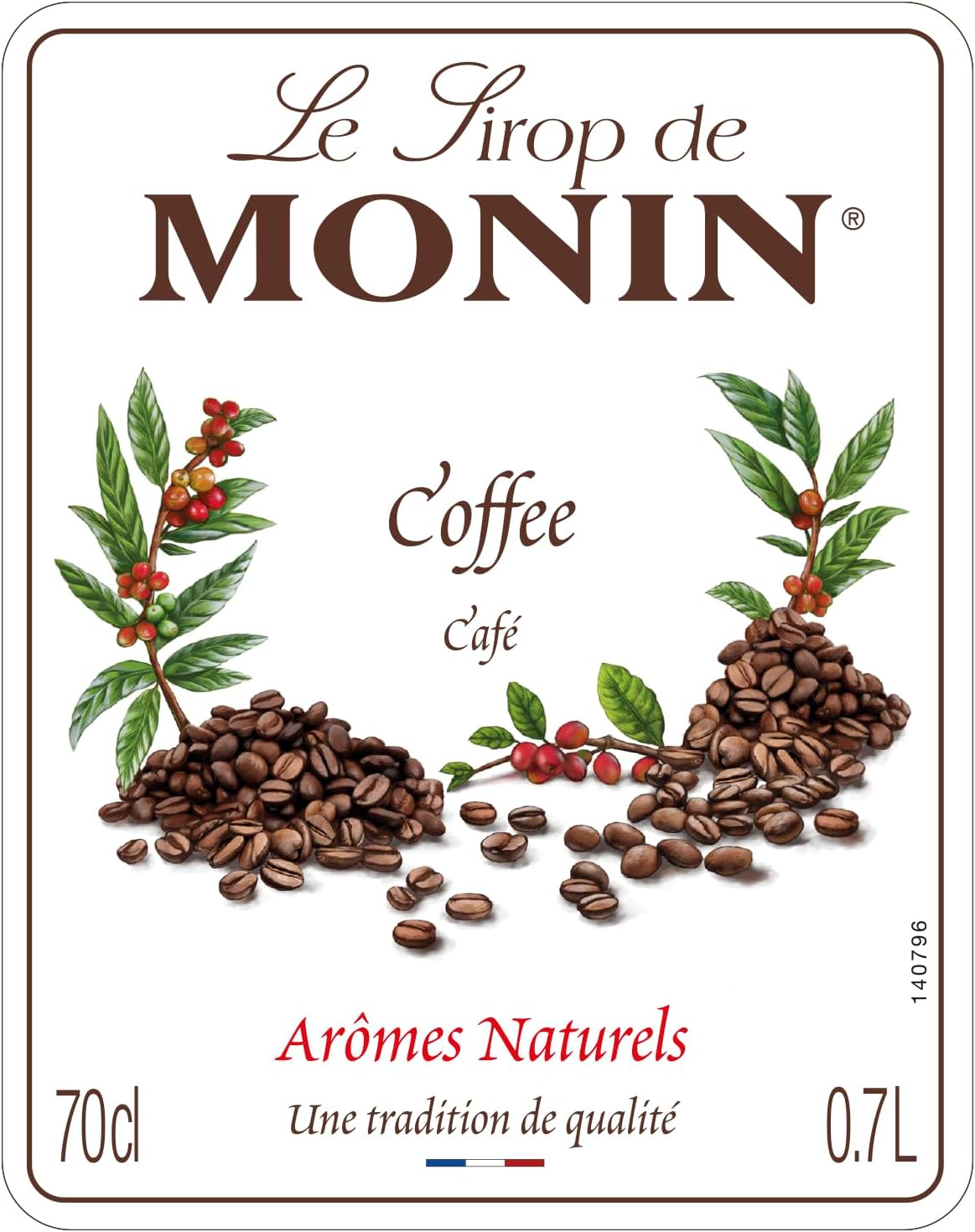 Monin - Coffee Flavored Syrup - 700ml - Le Sirop De Monin