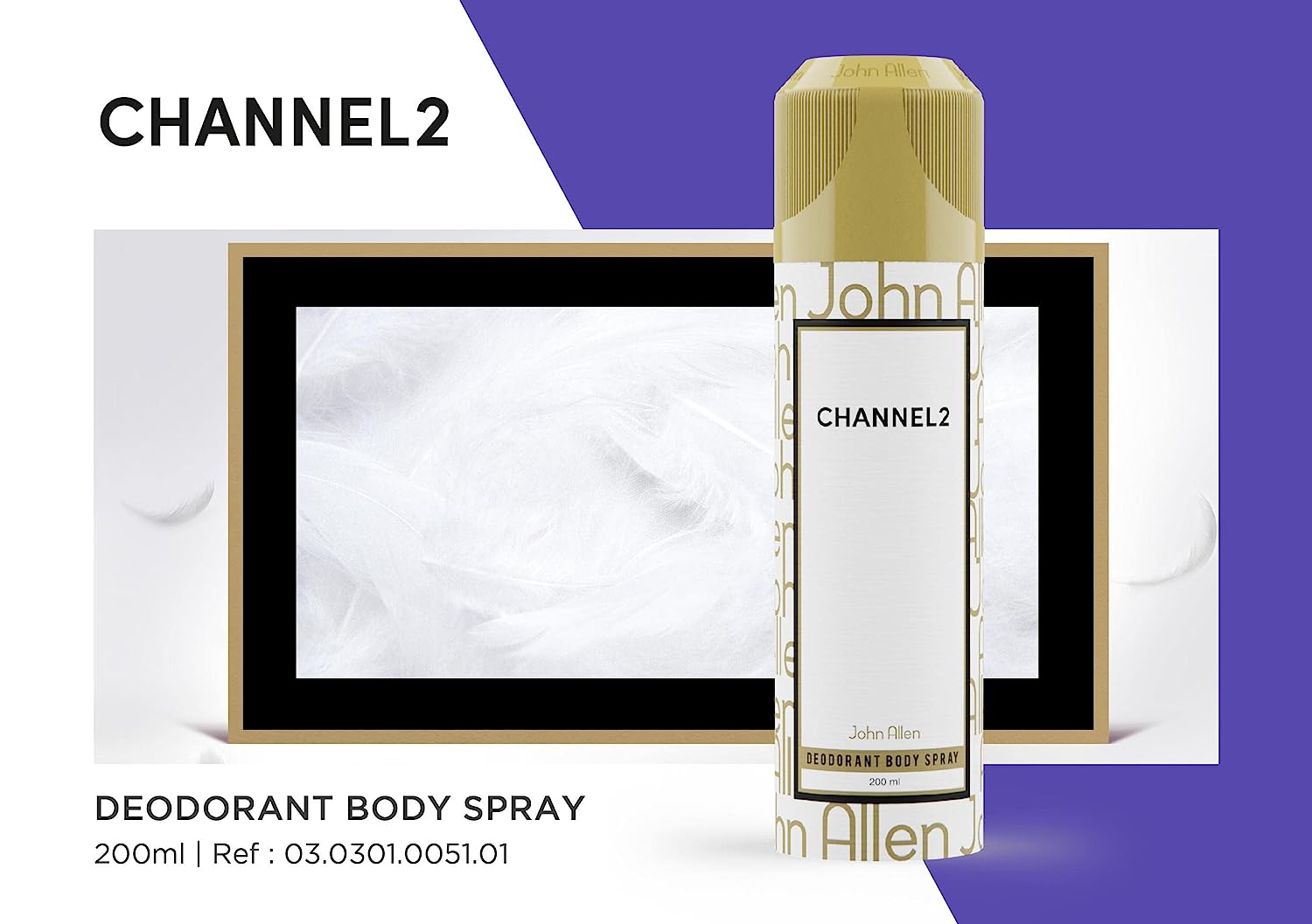John Allen - Channel 2 - Fragrant Body Mist - 200ML