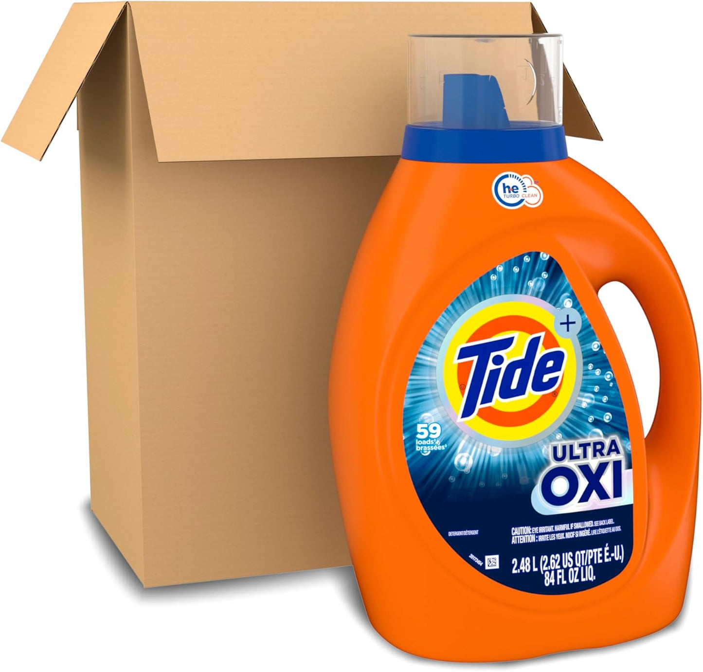 Tide - Laundry Detergent Liquid Soap - Ultra Oxi With Odor Eliminator 59Load 92Oz/2.72L