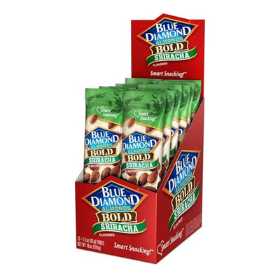 BLUE DIAMOND - ALMONDS - BOLD - Sriracha Flavoured - 43 gm - Crtn / 24 Each