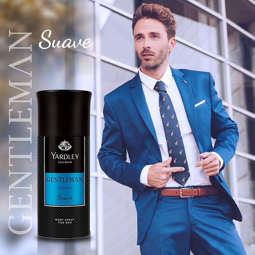 Yardley - Body Spray - Men Gentlemen Suave - 150ML