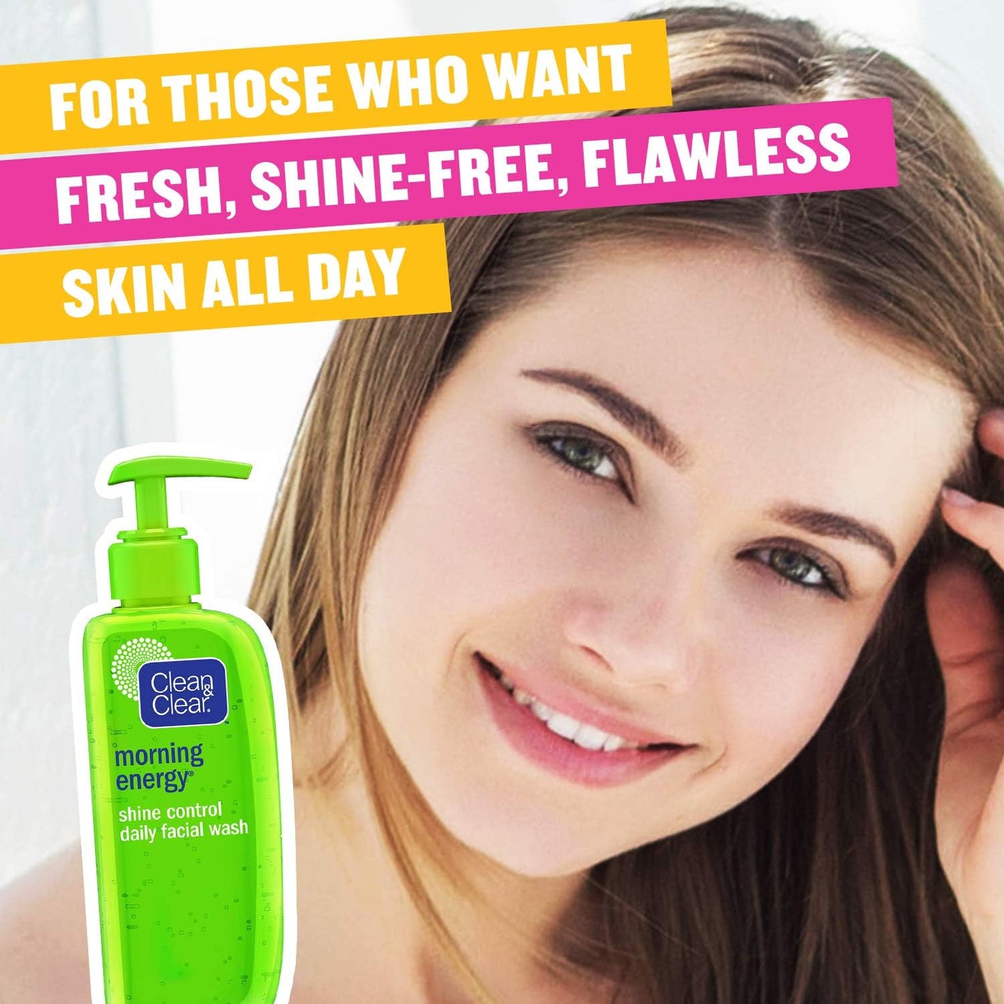 Clean & Clear - Morning Energy - Shine Control - Daily Facial Wash - Oil Free - 150ml