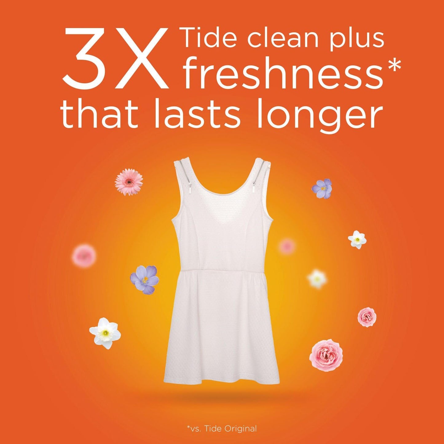 Tide Plus Febreze - Freshness Spring &amp; Renewal - Liquid Laundry Detergent - 92 fl oz - 48 loads