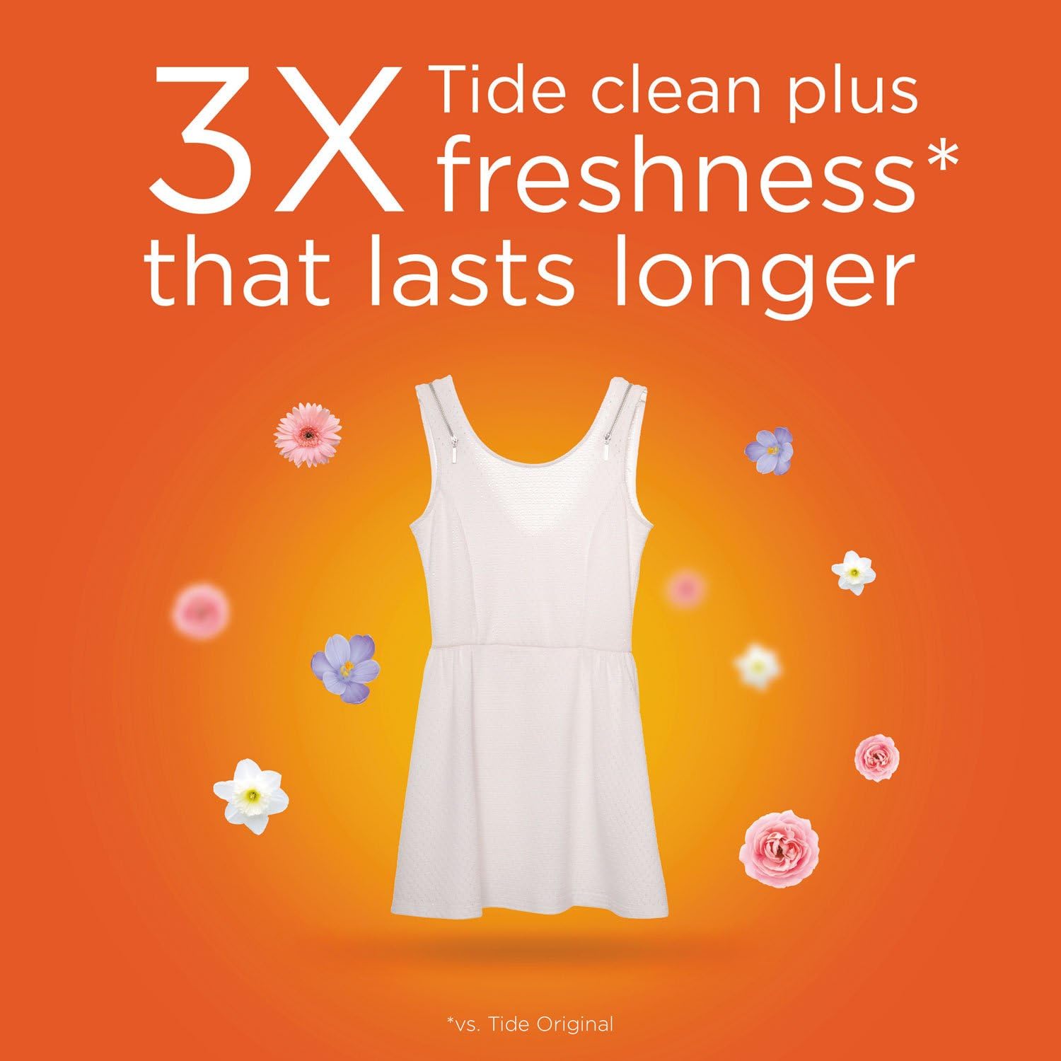 Tide Plus Febreze - Freshness Spring &amp; Renewal - Liquid Laundry Detergent - 92 fl oz - 48 loads