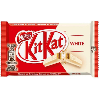 KIT KAT White Cream - Chocolate Bar - 4 Fingers - 41.5 gm x 24 pcs