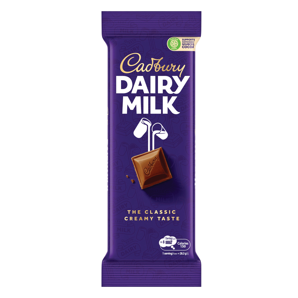 Cadbury Dairy Milk Chocolate - 85g - 12 PCs - Imported