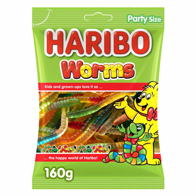 HARIBO - Worms - 160gm - 30 CT