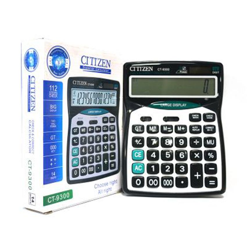 Citizen - Calculator Ct-9300 - 14 Digits - Solar