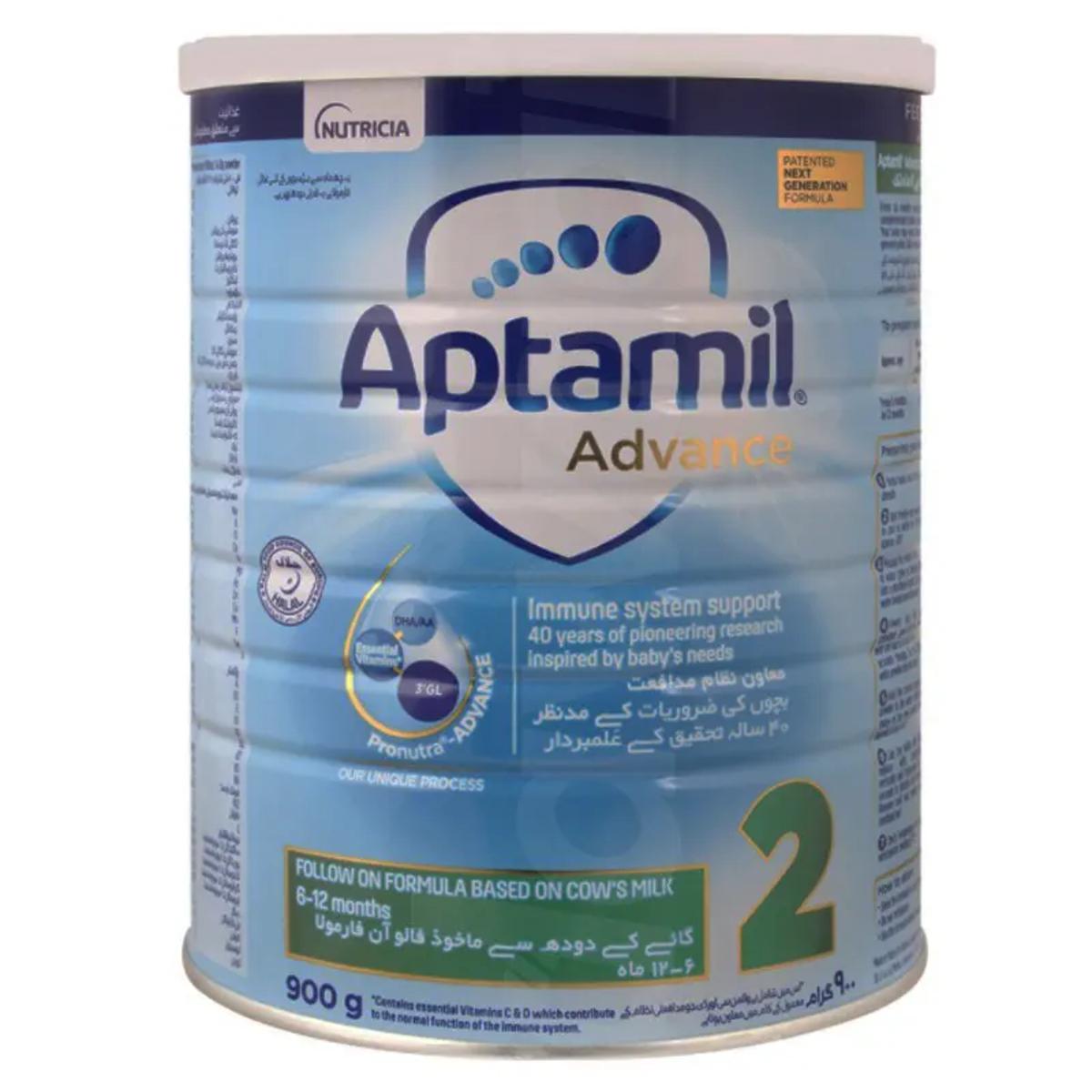 Aptamil® 2 - Advance - Follow On Formula - 6-12 Months - 900 gm